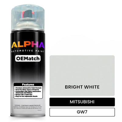 MITSUBISHI BRIGHT WHITE GW7 | OEMatch Automotive Spraycan