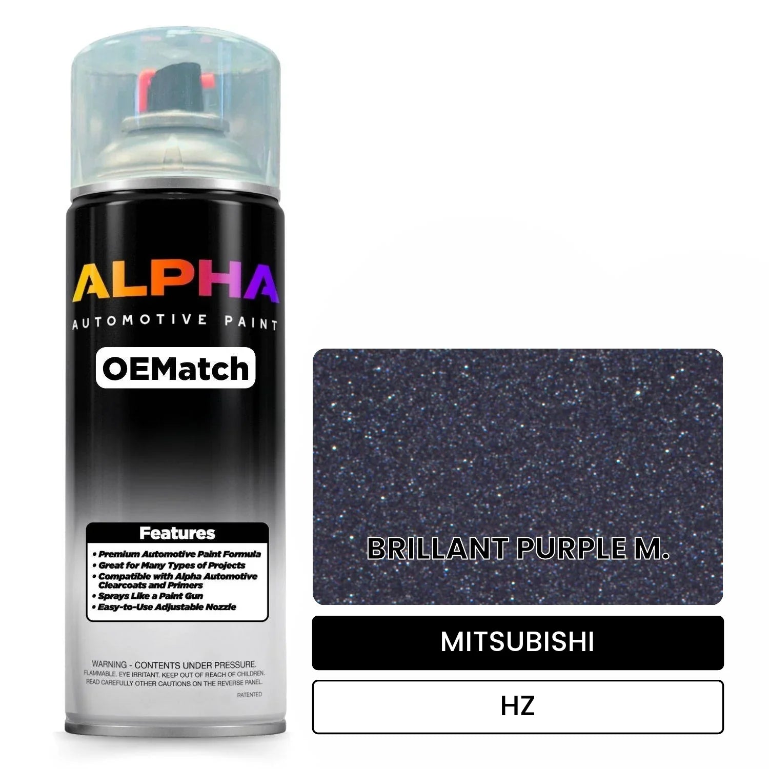 MITSUBISHI BRILLANT PURPLE M. HZ OEMatch Spraycan