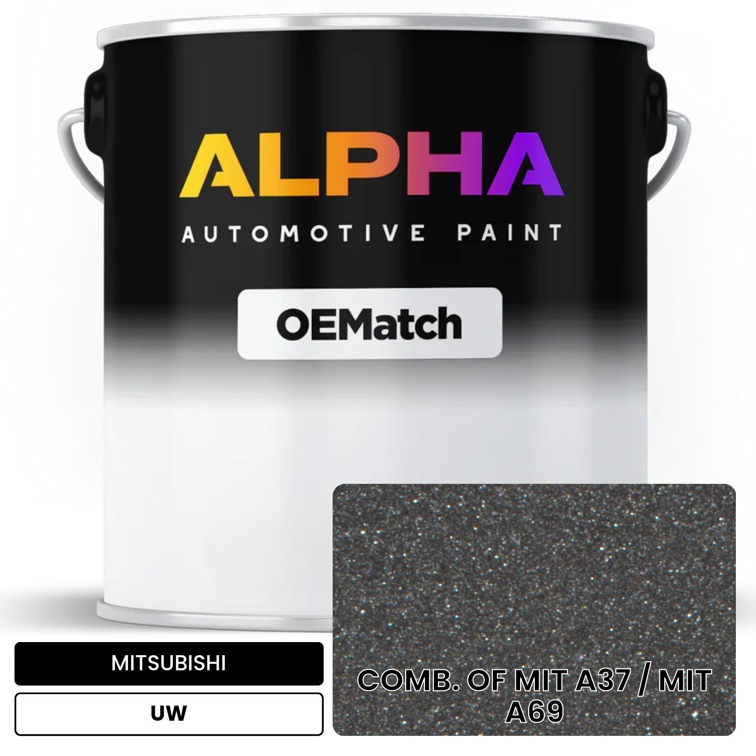 MITSUBISHI COMB. OF MIT A37 / MIT A69 UW OEMatch Basecoat