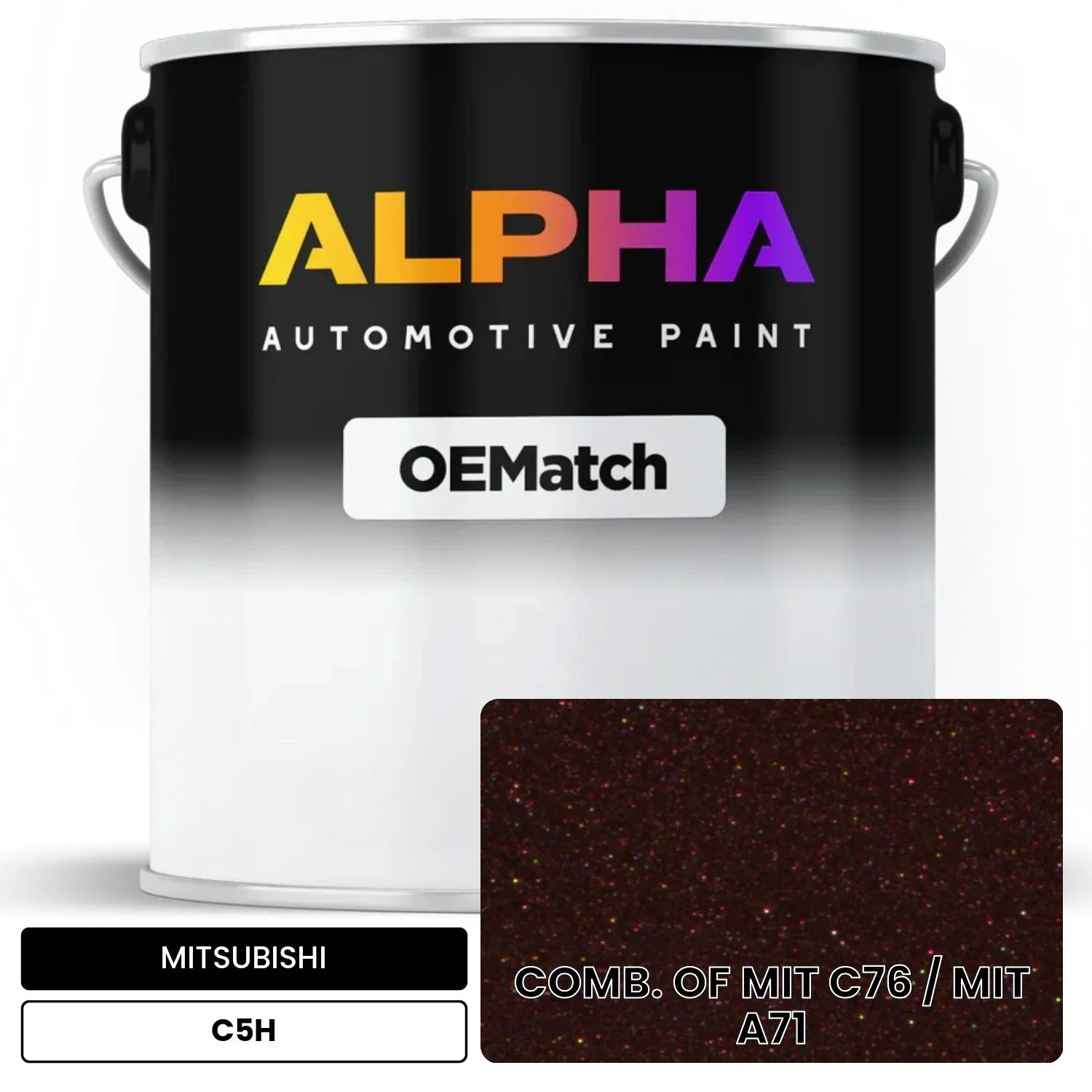 MITSUBISHI COMB. OF MIT C76 / MIT A71 C5H OEMatch Basecoat