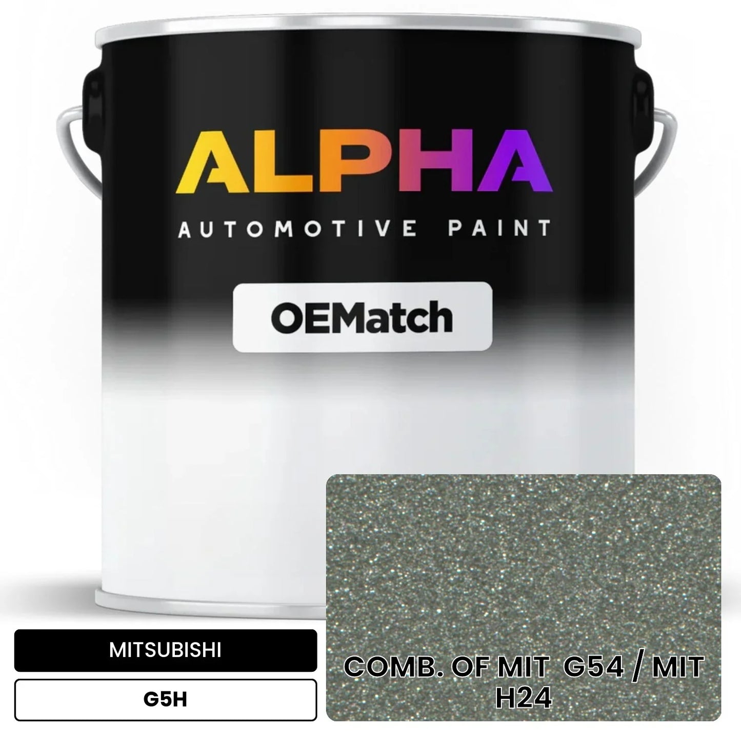 MITSUBISHI COMB. OF MIT  G54 / MIT  H24 G5H OEMatch Basecoat