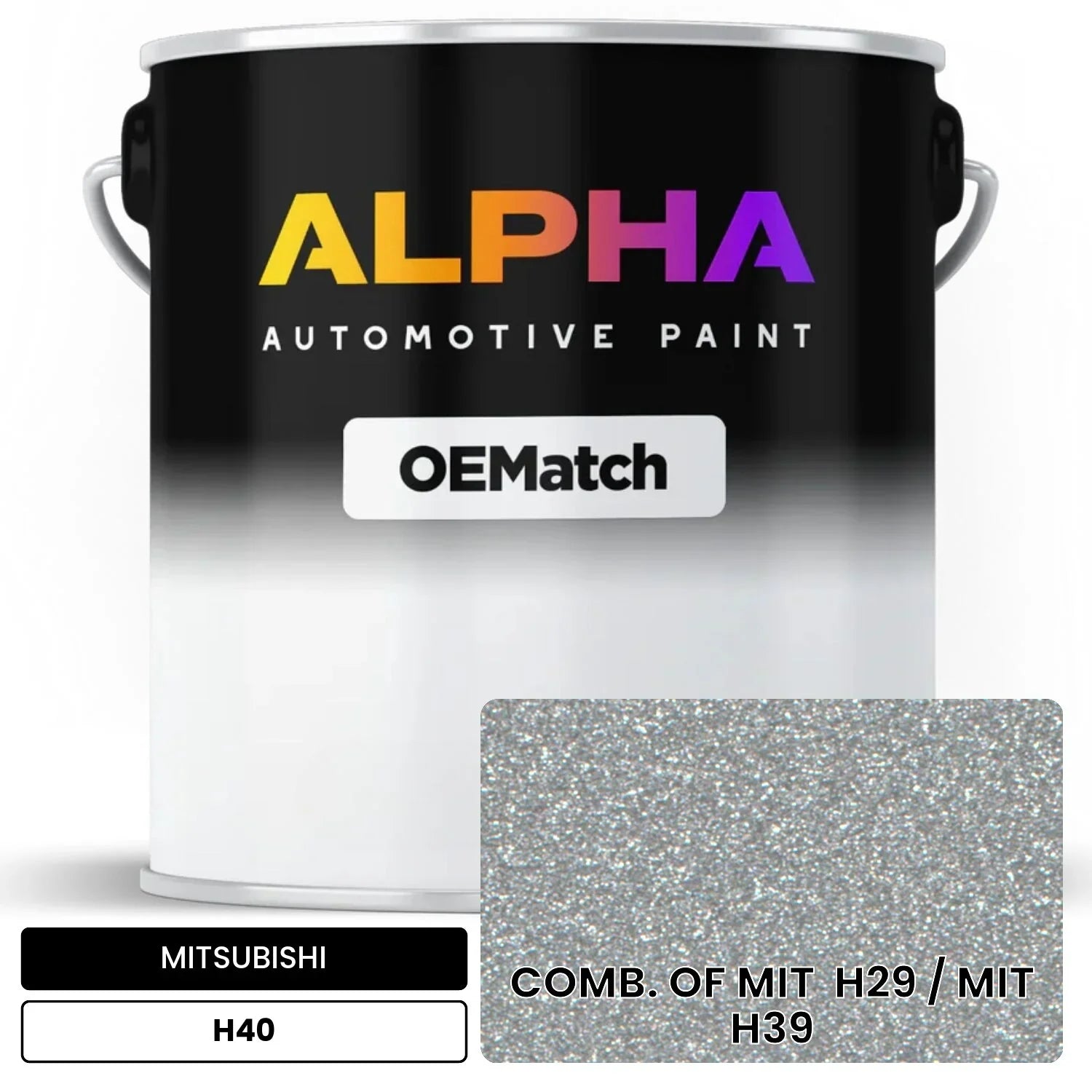 MITSUBISHI COMB. OF MIT  H29 / MIT  H39 H40 OEMatch Basecoat