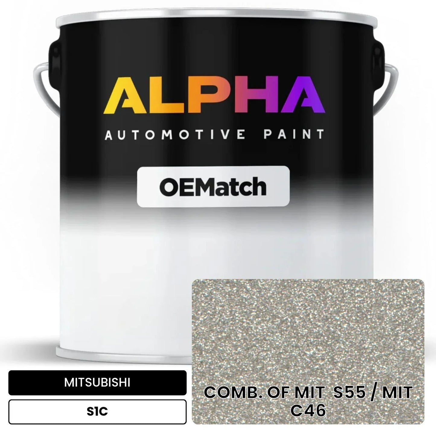 MITSUBISHI COMB. OF MIT  S55 / MIT  C46 S1C OEMatch Basecoat