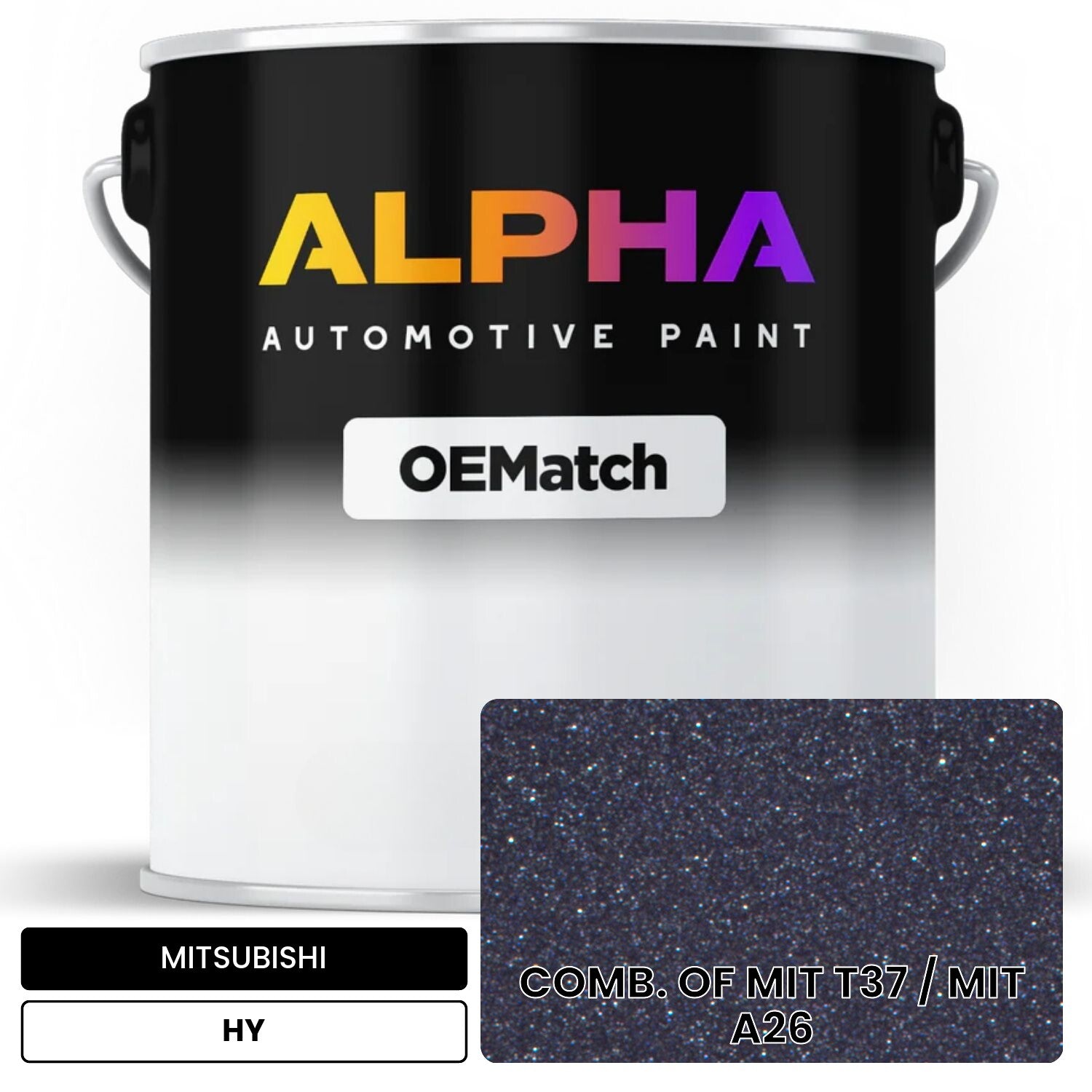 MITSUBISHI COMB. OF MIT T37 / MIT A26 HY OEMatch Basecoat