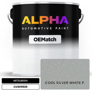 MITSUBISHI COOL SILVER WHITE P. CUW10026 | OEMatch Automotive Basecoat