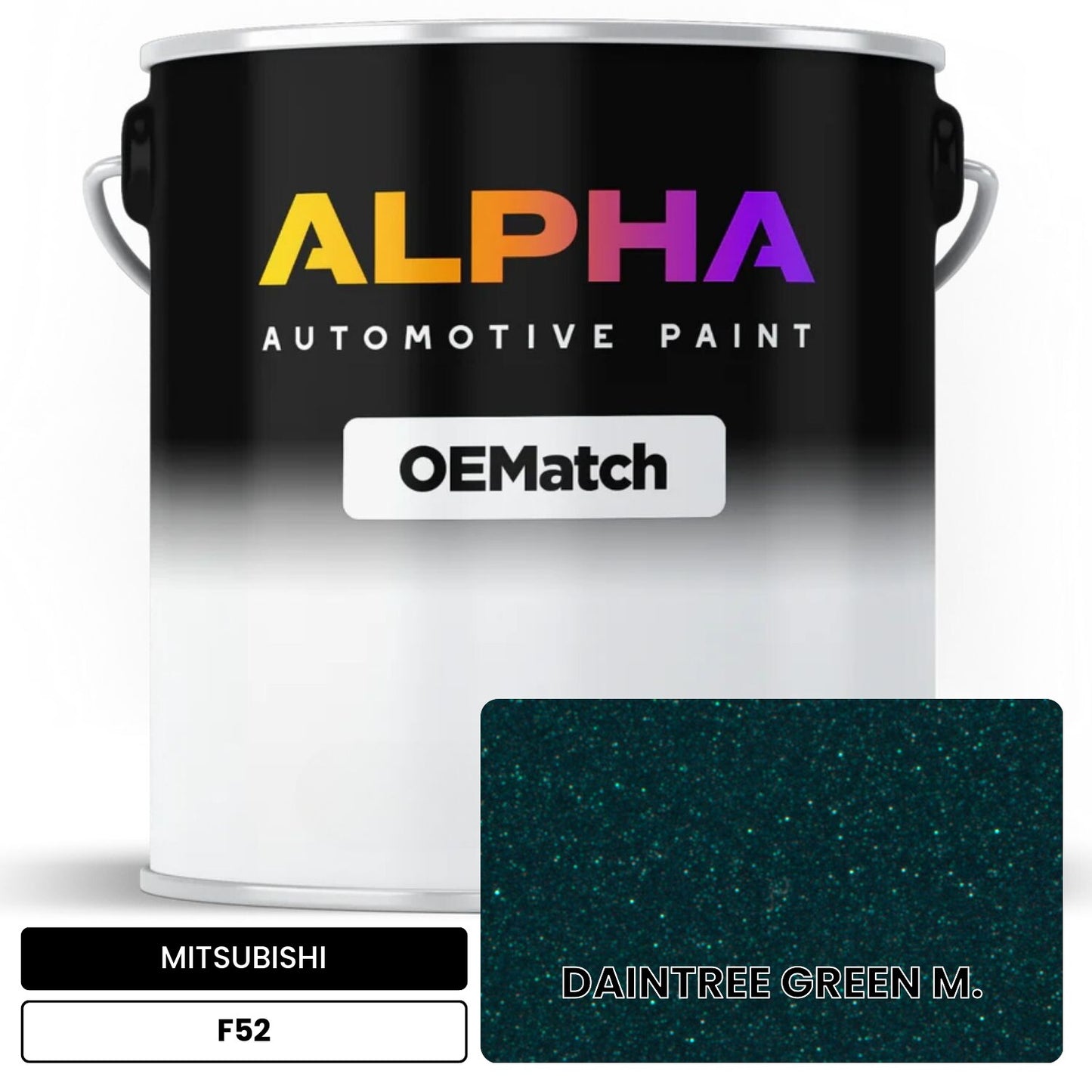 MITSUBISHI DAINTREE GREEN M. F52 OEMatch Basecoat