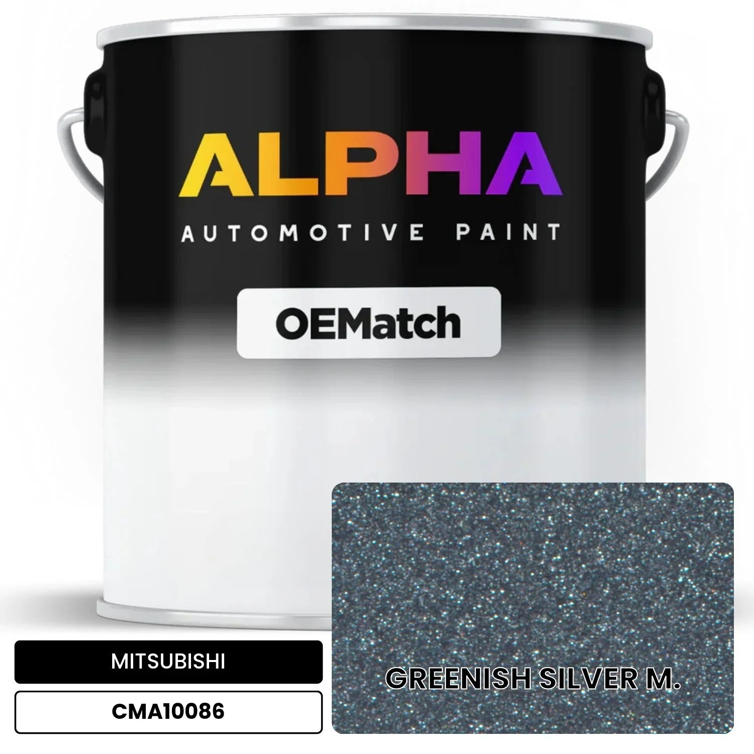 MITSUBISHI GREENISH SILVER M. CMA10086 OEMatch Basecoat