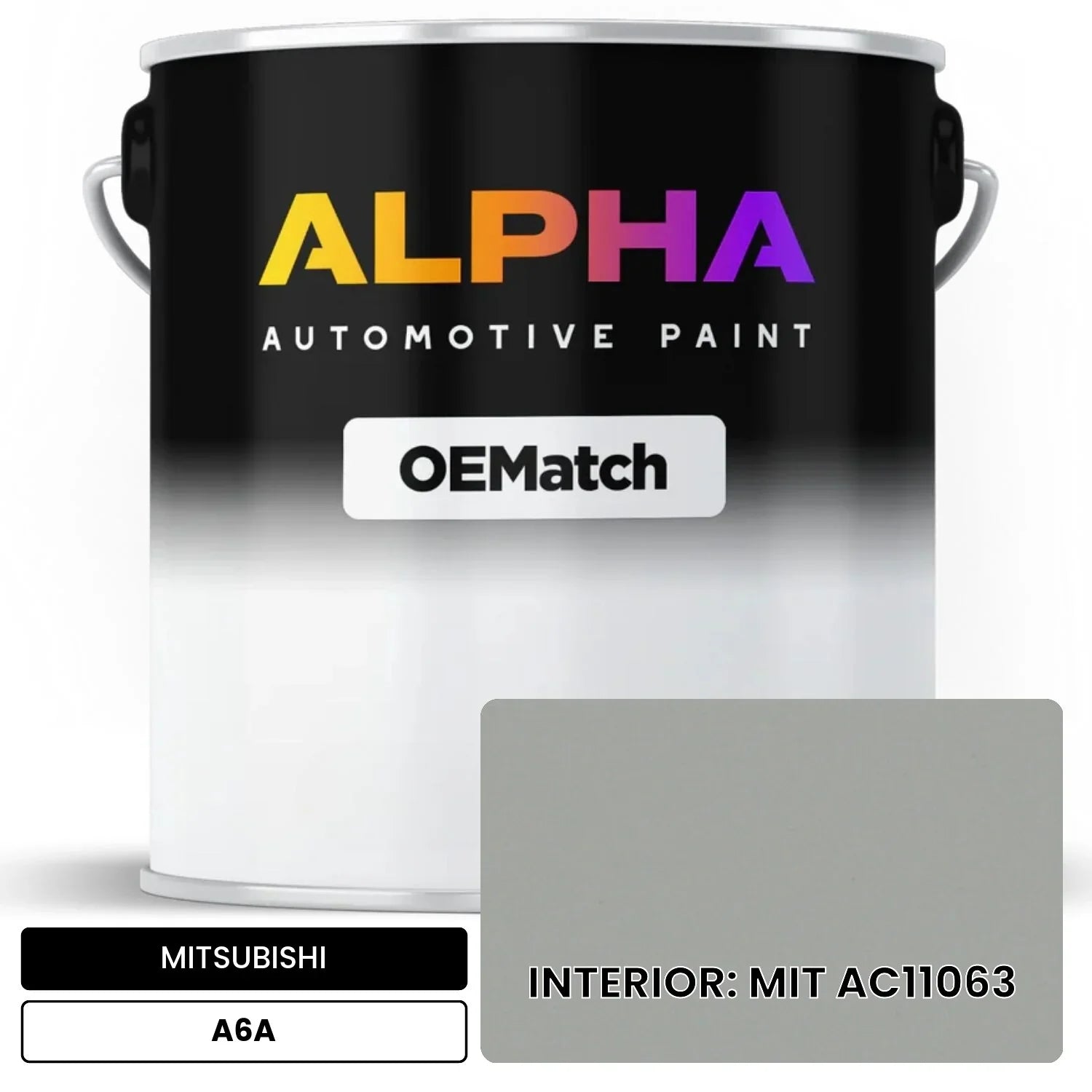 MITSUBISHI INTERIOR: MIT AC11063 A6A OEMatch Basecoat