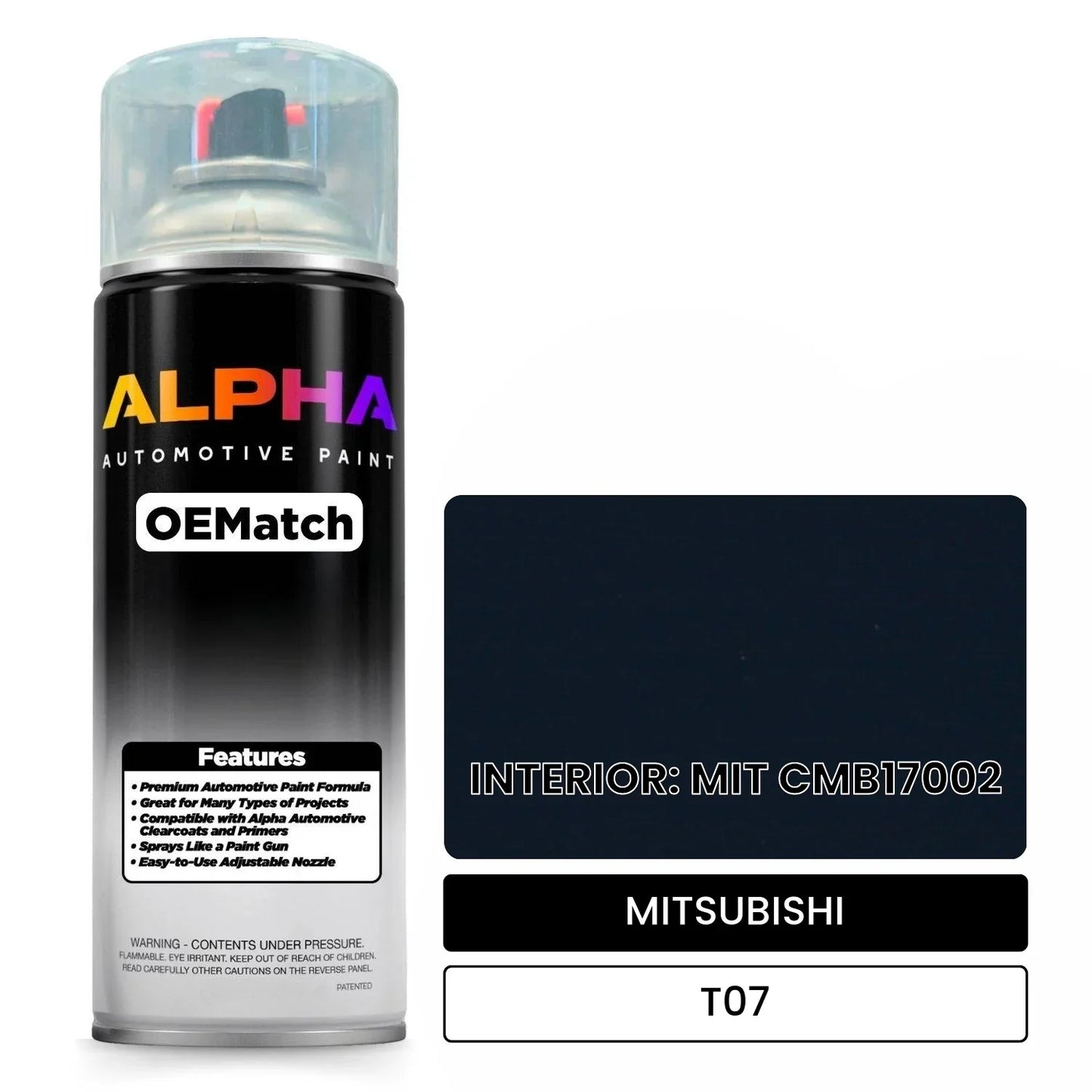 MITSUBISHI INTERIOR: MIT CMB17002 T07 OEMatch Spraycan