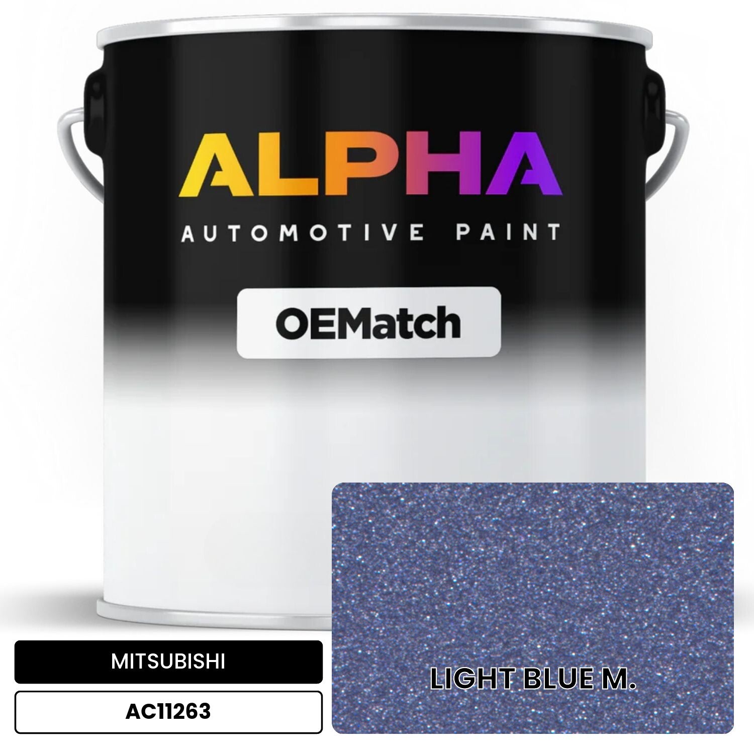 MITSUBISHI LIGHT BLUE M. AC11263 OEMatch Basecoat