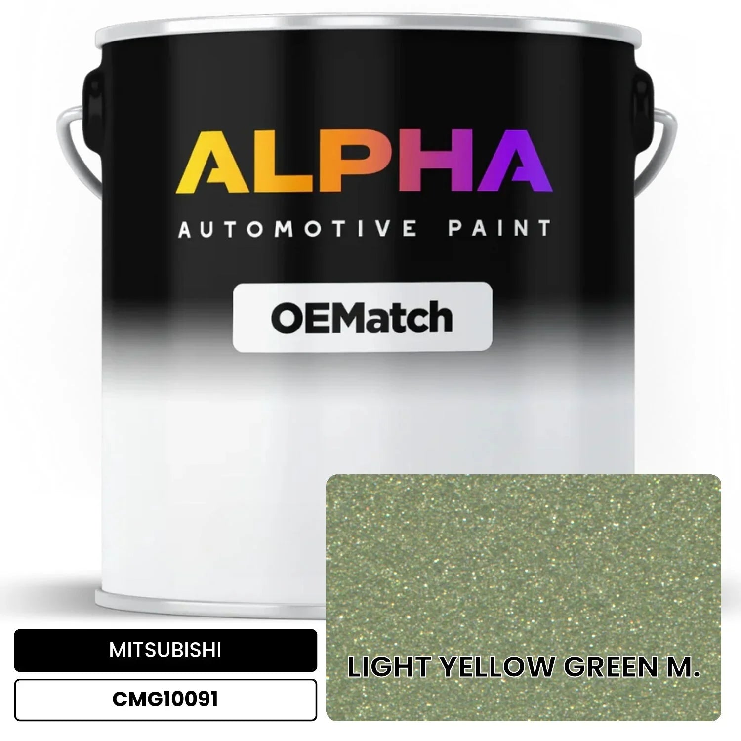 MITSUBISHI LIGHT YELLOW GREEN M. CMG10091 OEMatch Basecoat