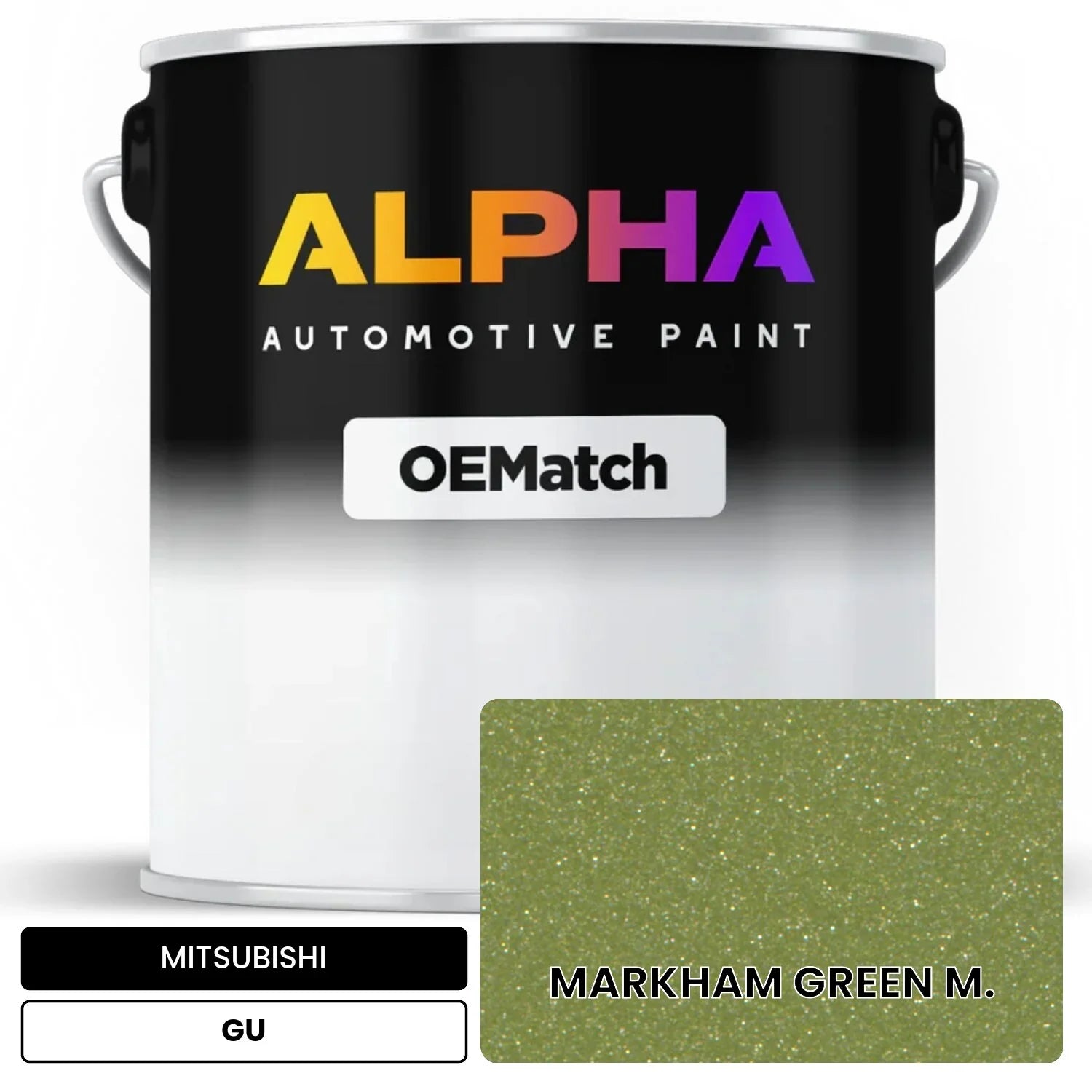 MITSUBISHI MARKHAM GREEN M. GU OEMatch Basecoat