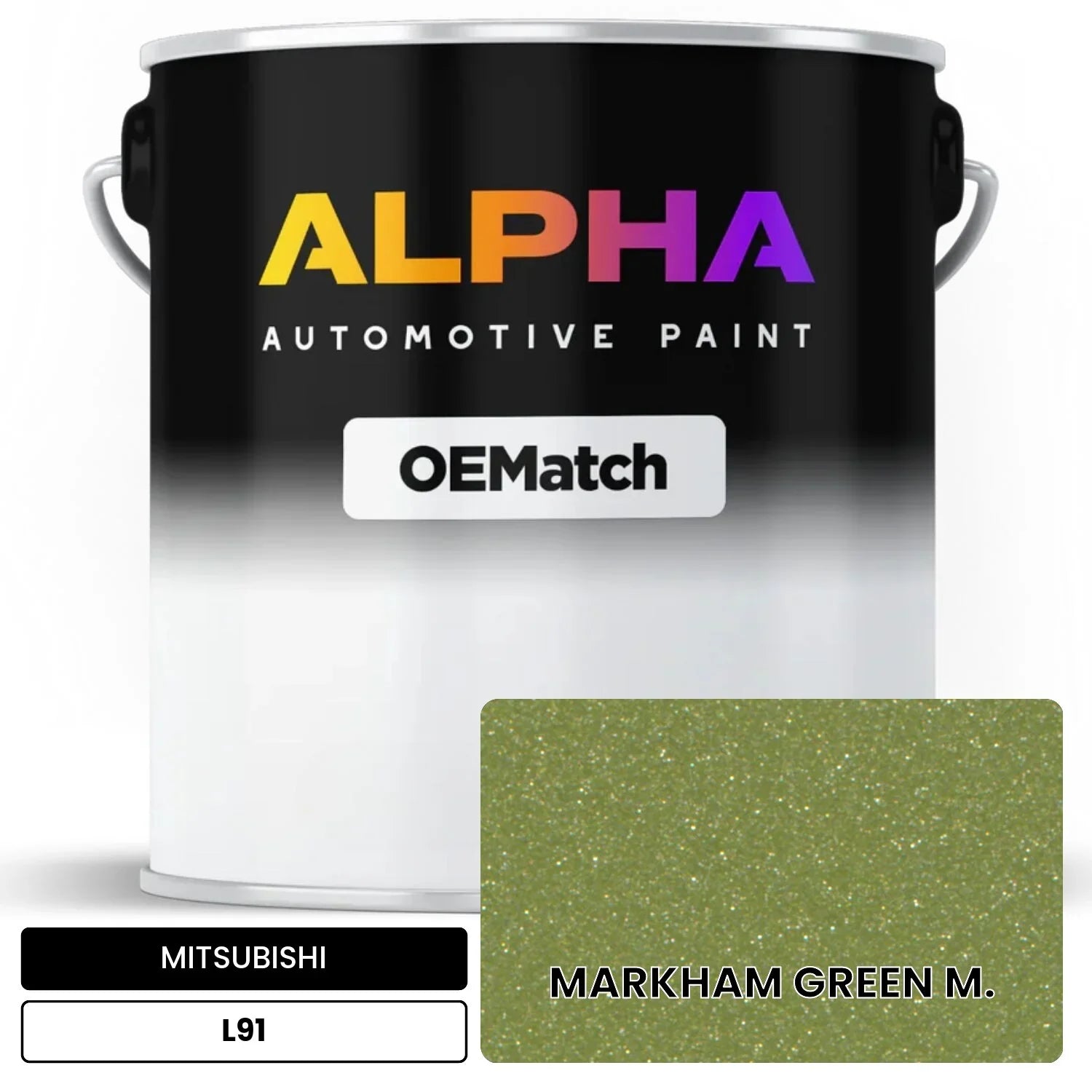 MITSUBISHI MARKHAM GREEN M. L91 OEMatch Basecoat