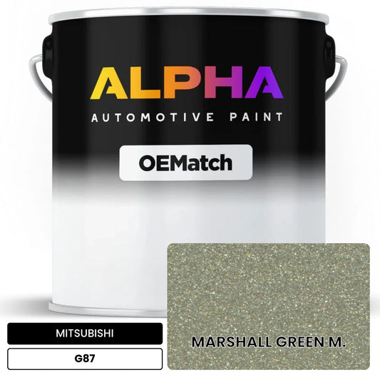 MITSUBISHI MARSHALL GREEN M. G87 OEMatch Basecoat