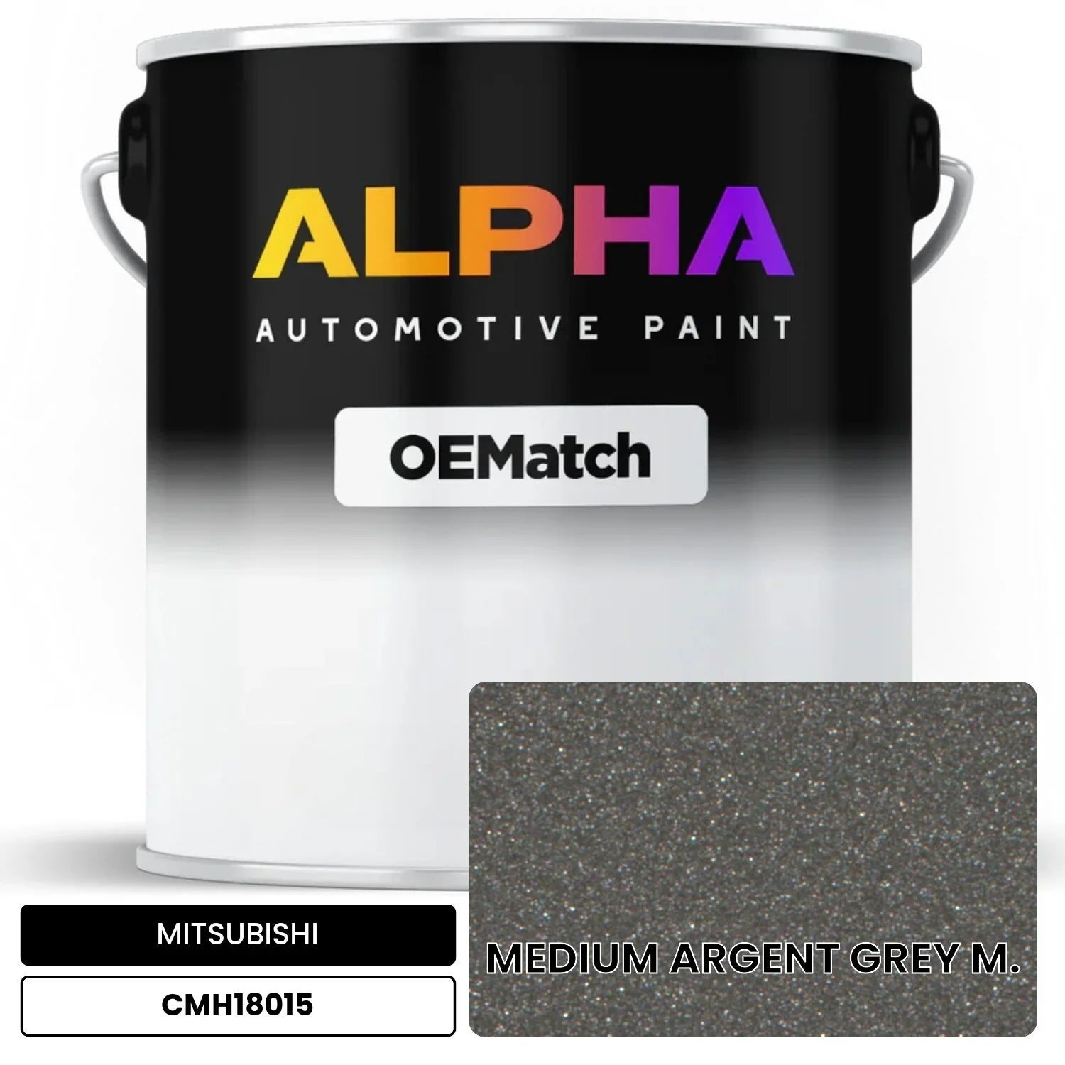 MITSUBISHI MEDIUM ARGENT GREY M. CMH18015 OEMatch Basecoat