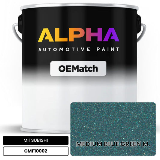 MITSUBISHI MEDIUM BLUE GREEN M. CMF10002 OEMatch Basecoat