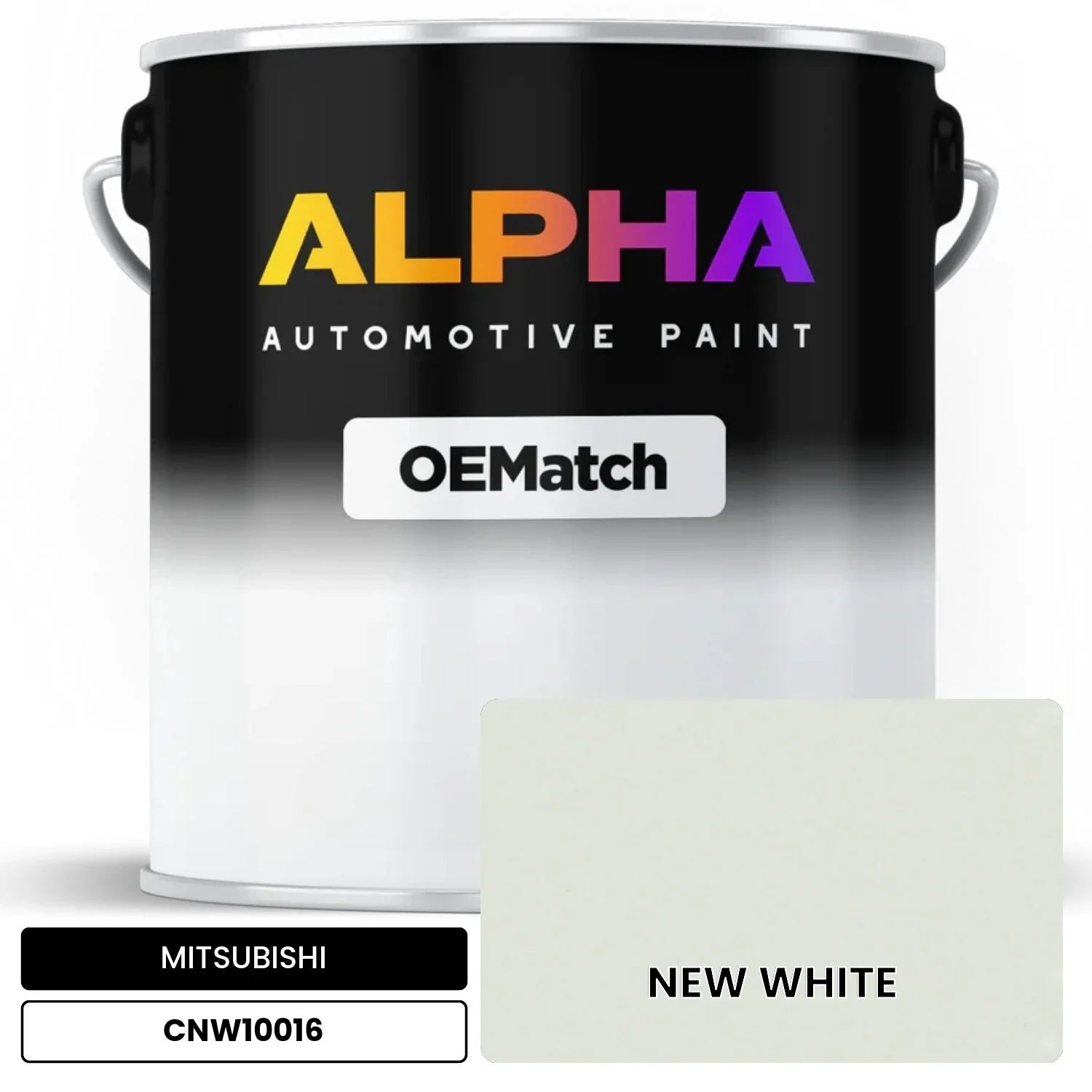 MITSUBISHI NEW WHITE CNW10016 OEMatch Basecoat