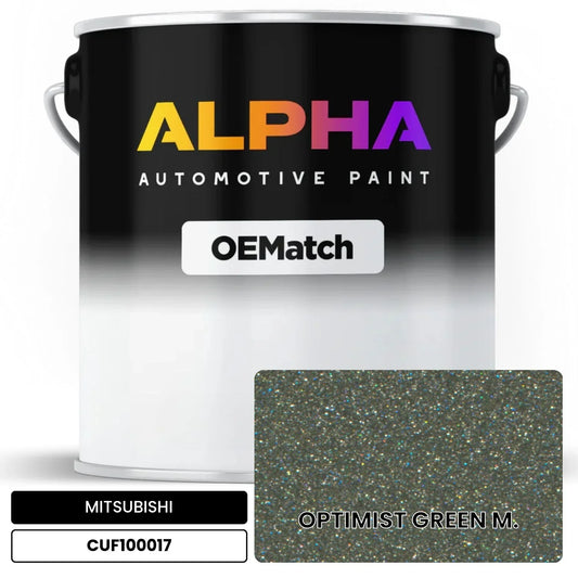 MITSUBISHI OPTIMIST GREEN M. CUF100017 OEMatch Basecoat