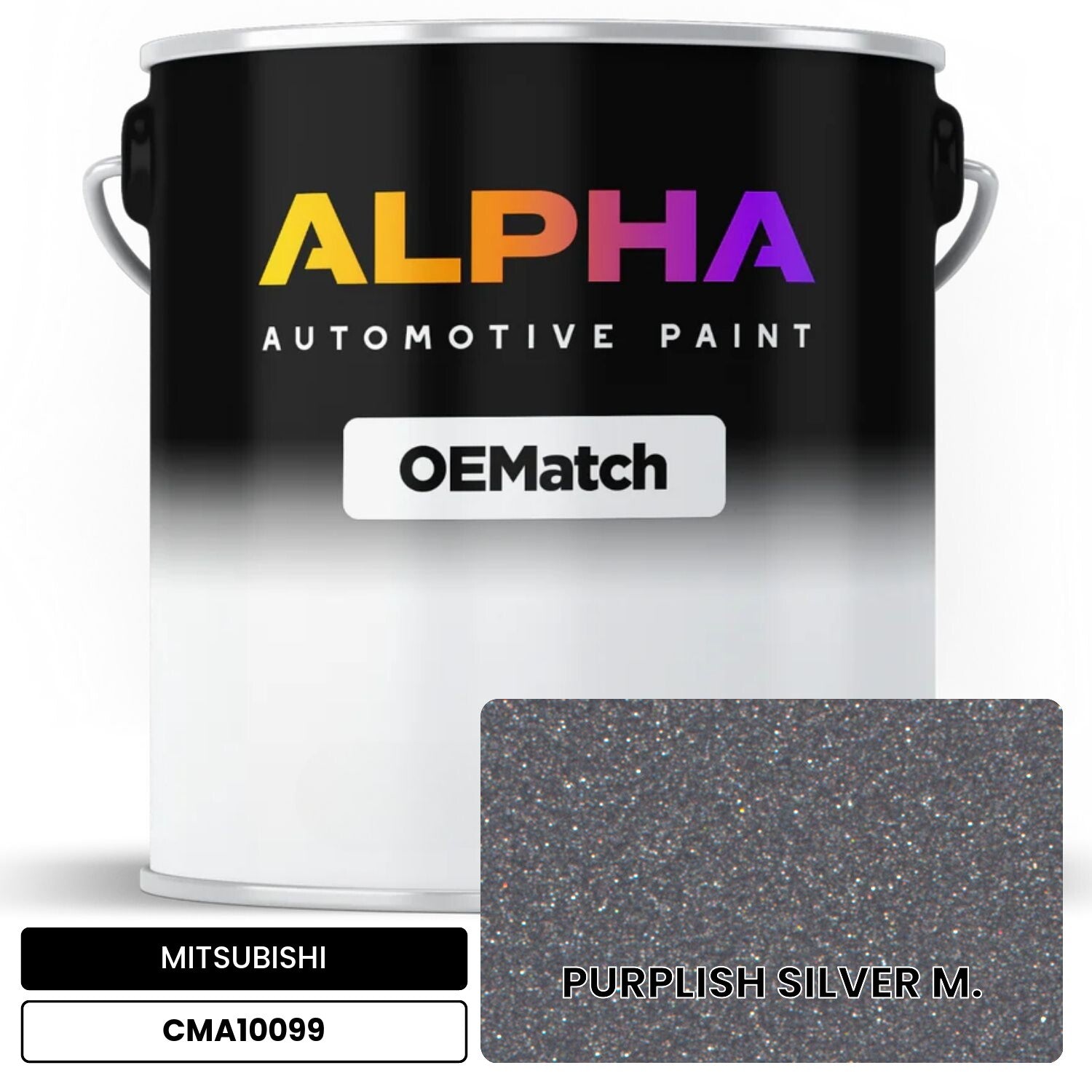 MITSUBISHI PURPLISH SILVER M. CMA10099 OEMatch Basecoat