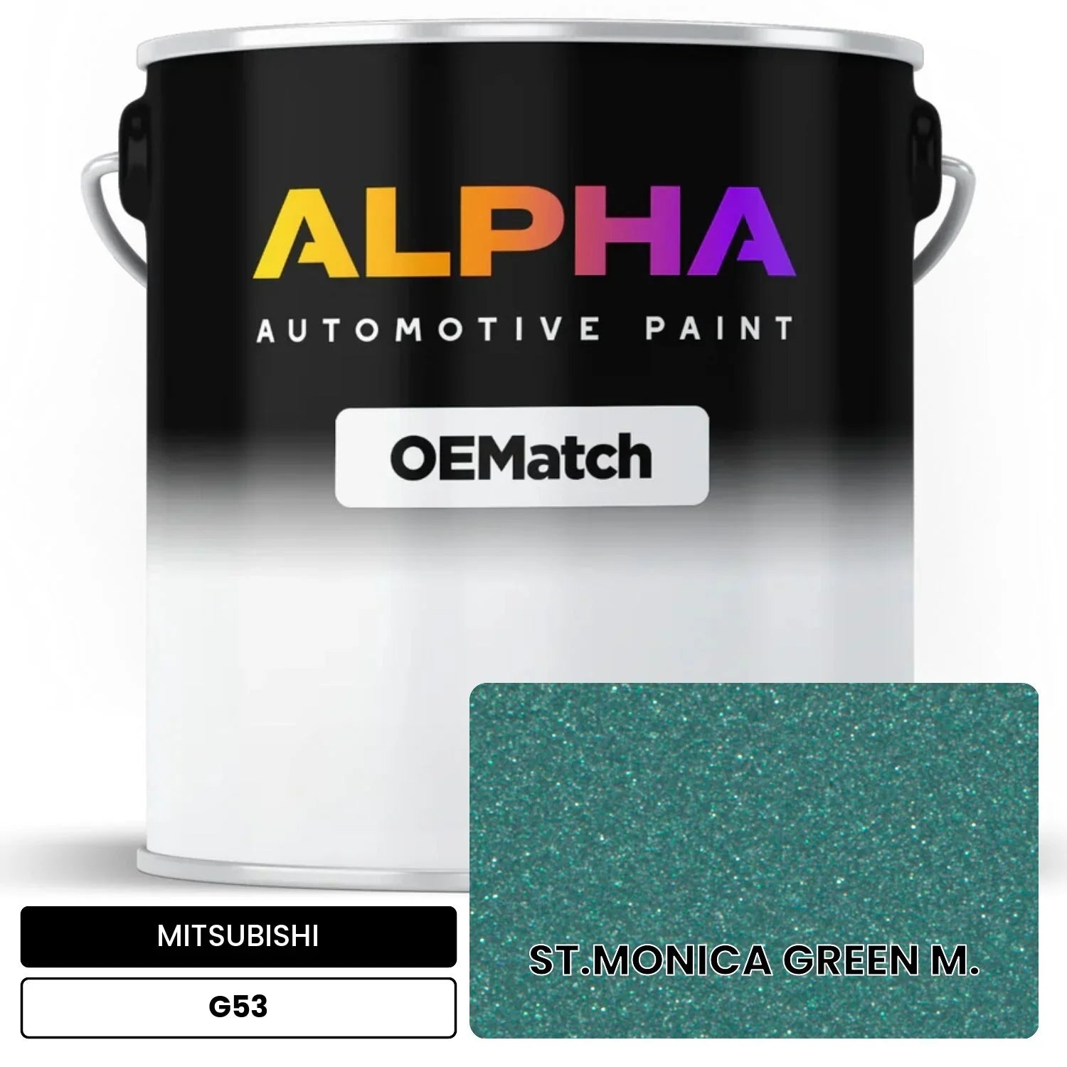 MITSUBISHI ST.MONICA GREEN M. G53 OEMatch Basecoat