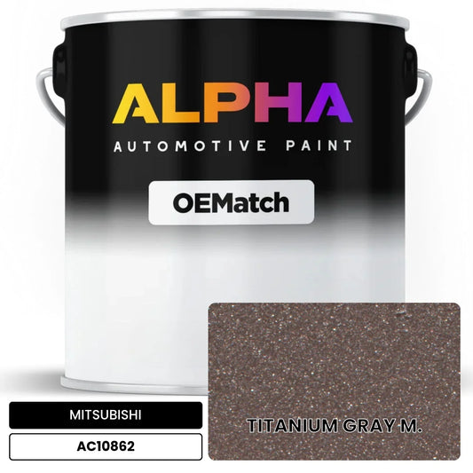 MITSUBISHI TITANIUM GRAY M. AC10862 OEMatch Basecoat