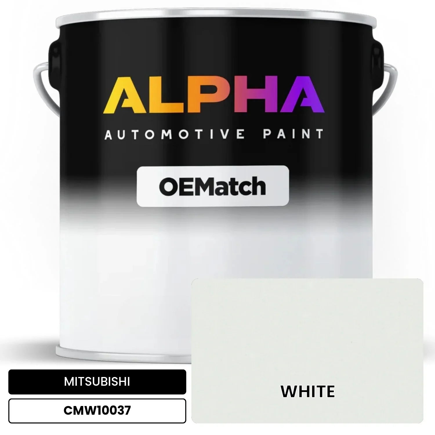 MITSUBISHI WHITE CMW10037 OEMatch Basecoat