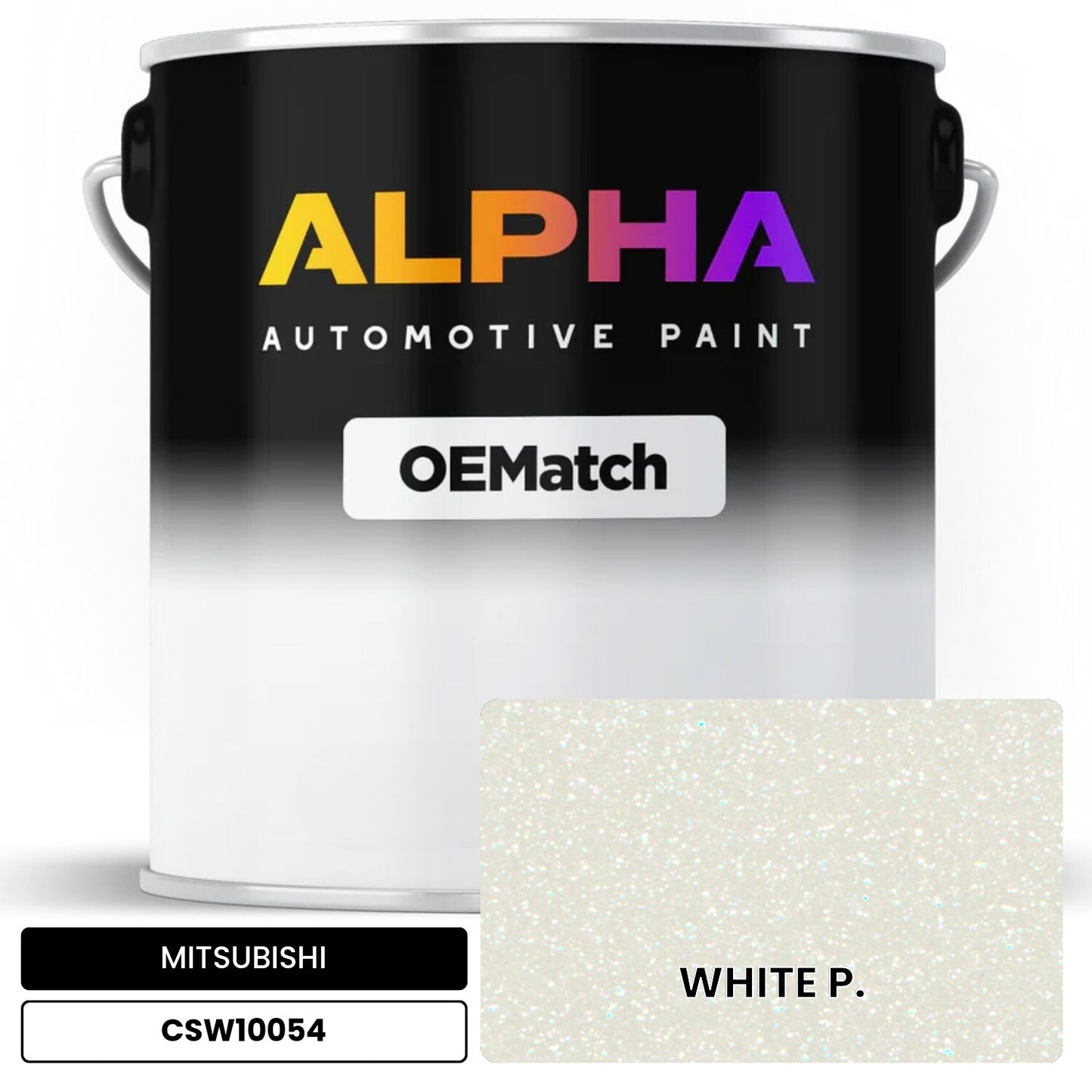 MITSUBISHI WHITE P. CSW10054 OEMatch Basecoat