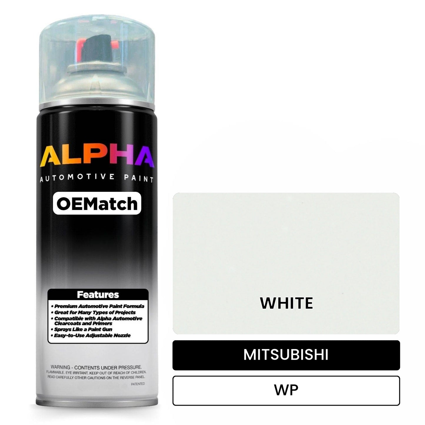 MITSUBISHI WHITE WP OEMatch Spraycan