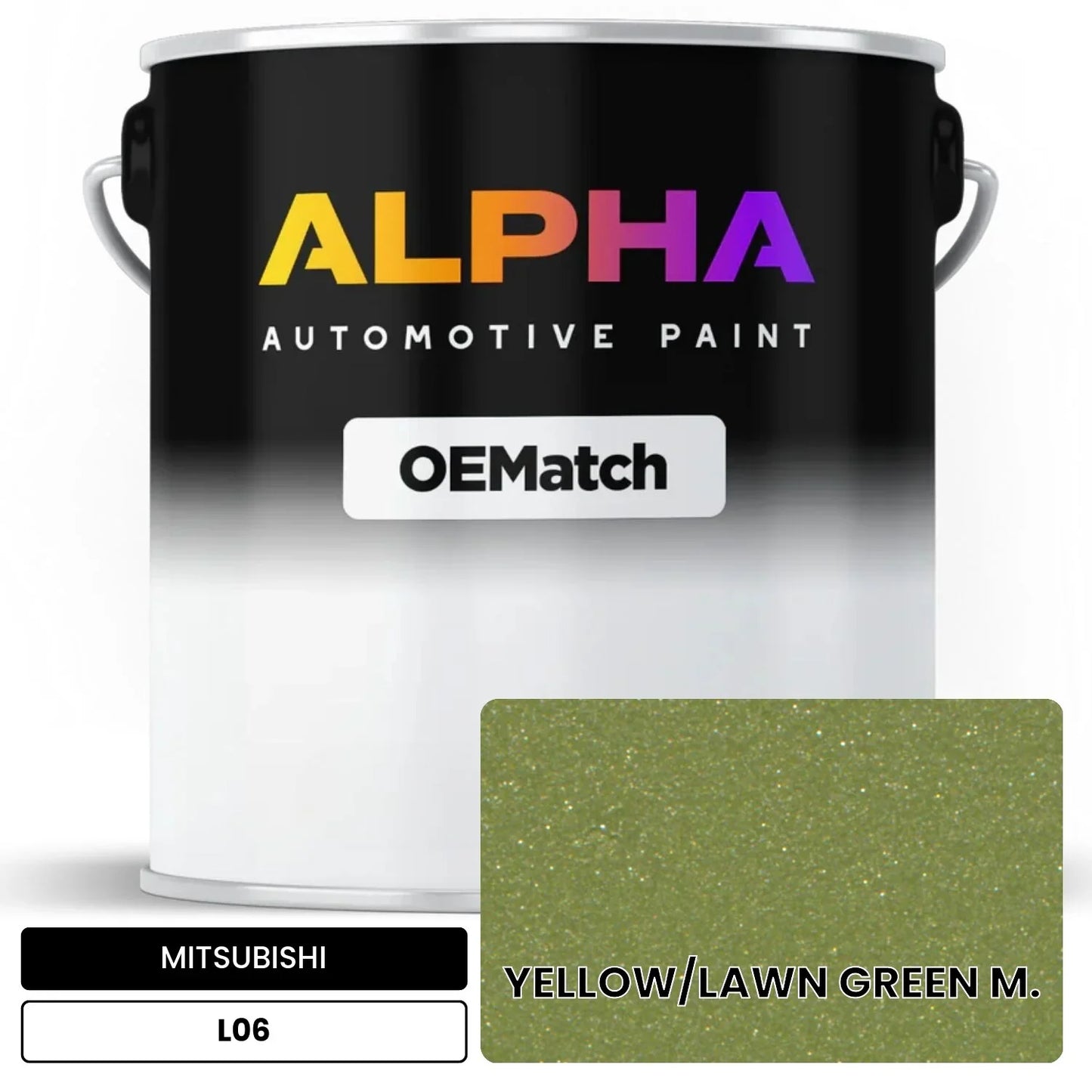 MITSUBISHI YELLOW/LAWN GREEN M. L06 OEMatch Basecoat