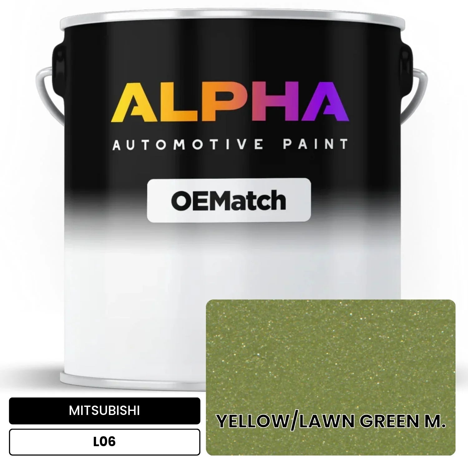 MITSUBISHI YELLOW/LAWN GREEN M. L06 OEMatch Basecoat