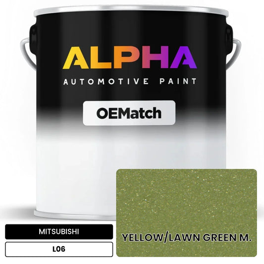 MITSUBISHI YELLOW/LAWN GREEN M. L06 OEMatch Basecoat