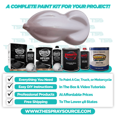 MmKay Pink Car Kit (White Ground Coat) - The Spray Source - Tamco Paint