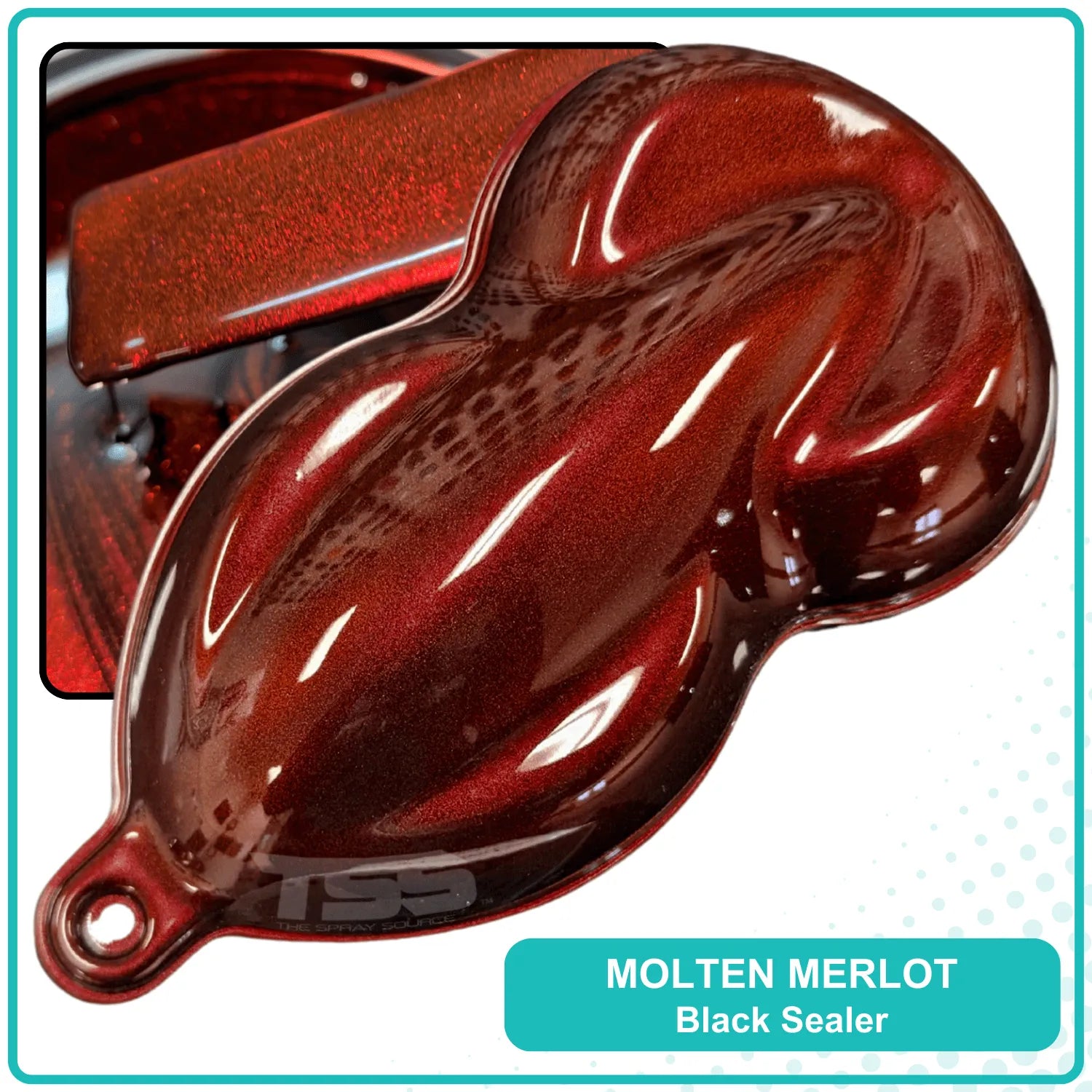 Molten Merlot Paint Basecoat - The Spray Source - Alpha Pigments
