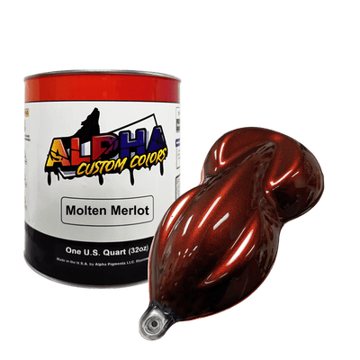 Molten Merlot Paint Basecoat - The Spray Source - Alpha Pigments