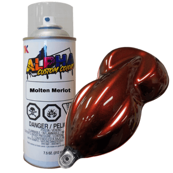Molten Merlot Spray Can Midcoat - The Spray Source - Alpha Pigments