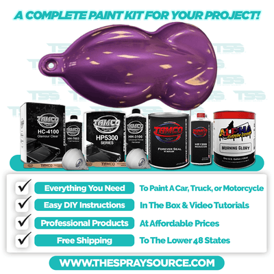 Morning Glory Car Kit (White Ground Coat) - The Spray Source - Alpha Pigments