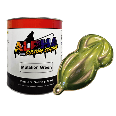 Mutation Green Paint Basecoat - The Spray Source - Alpha Pigments