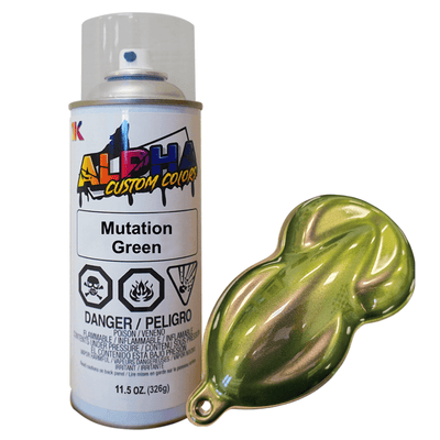 Mutation Green Spray Can Midcoat - The Spray Source - Alpha Pigments