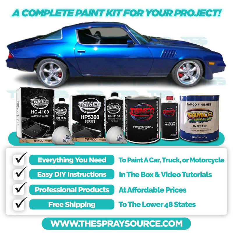 My Boy Blue Medium Car Kit (Black Ground Coat) - The Spray Source - Tamco Paint