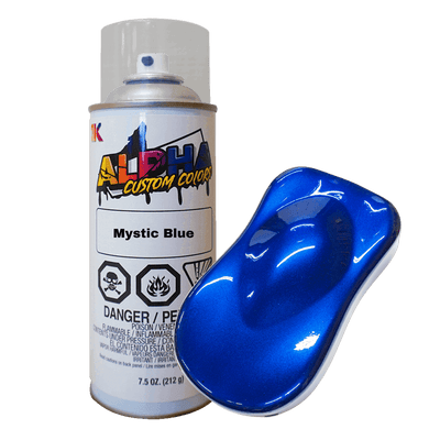 Mystic Blue Bike Paint Kit - The Spray Source - Alpha Pigments