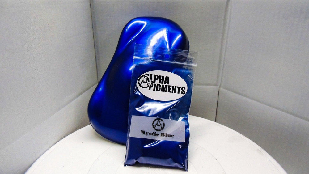 Mystic Blue Dry Pearl Pigment - The Spray Source - Alpha Pigments