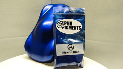 Mystic Blue Dry Pearl Pigment - The Spray Source - Alpha Pigments