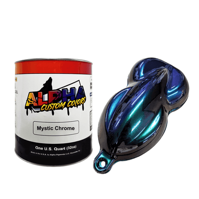 Mystic Chrome Alpha Custom Color Basecoat - The Spray Source - Alpha Pigments