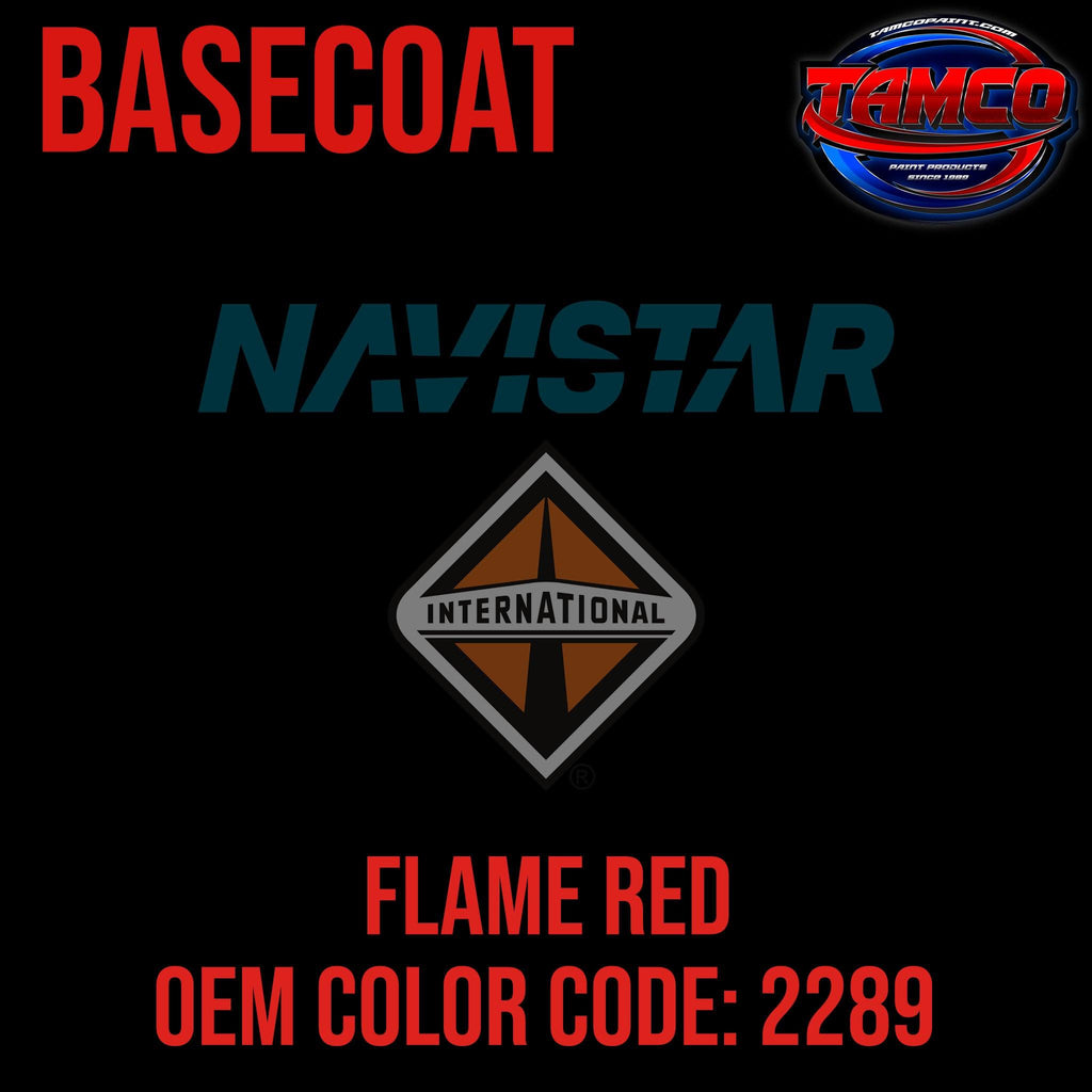 Navistar Flame Red | 2289 | 1971-1978 | OEM Basecoat - The Spray Source - Tamco Paint Manufacturing