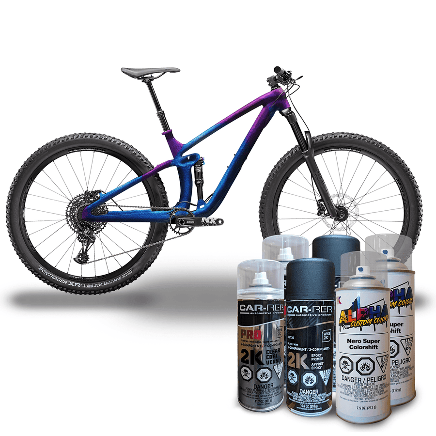 Nero Super Colorshift Bike Paint Kit - The Spray Source - Alpha Pigments