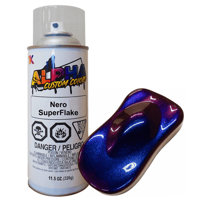 Nero Superflake Pearls Spray Can Midcoat - The Spray Source - Alpha Pigments