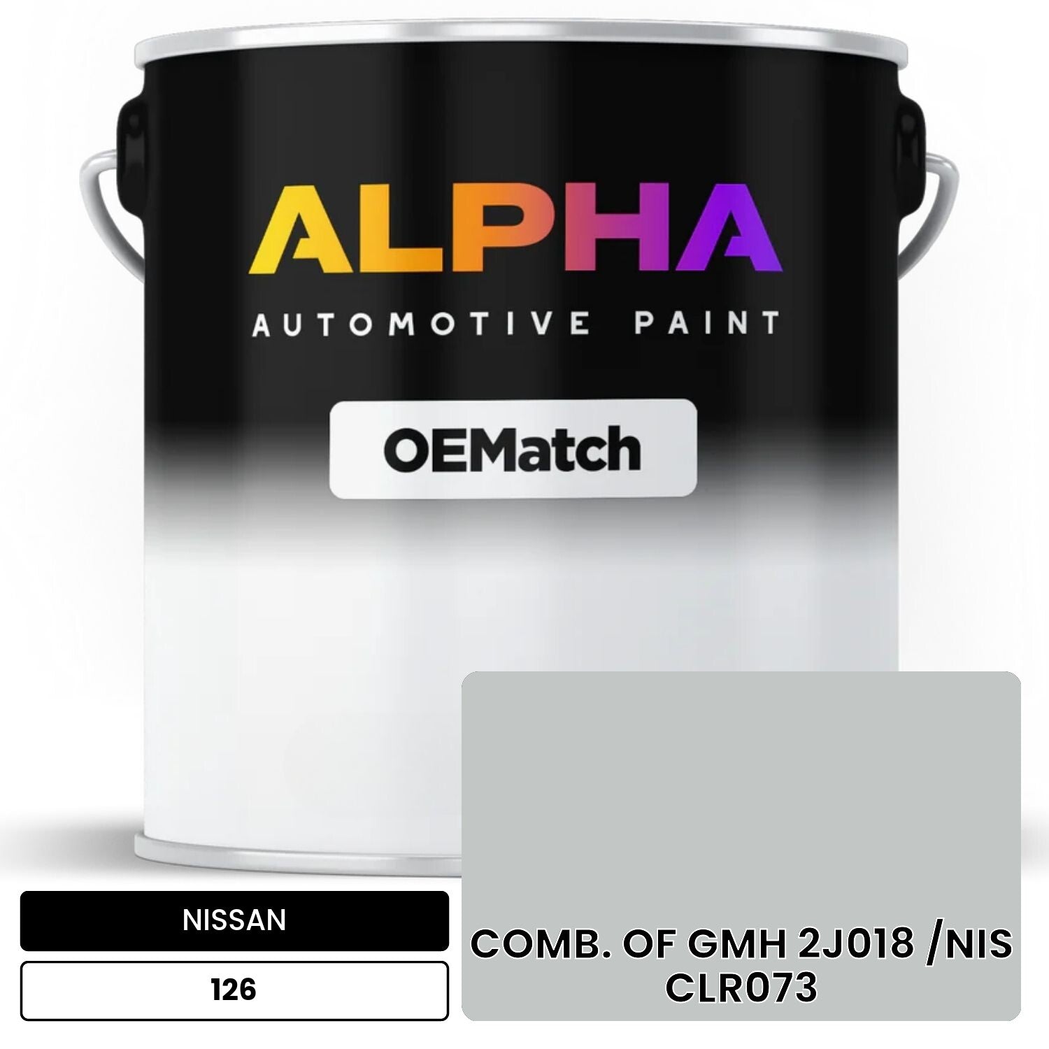 NISSAN COMB. OF GMH 2J018 /NIS CLR073 126 OEMatch Basecoat