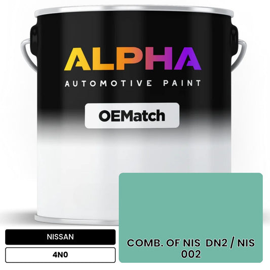 NISSAN COMB. OF NIS  DN2 / NIS  002 4N0 OEMatch Basecoat