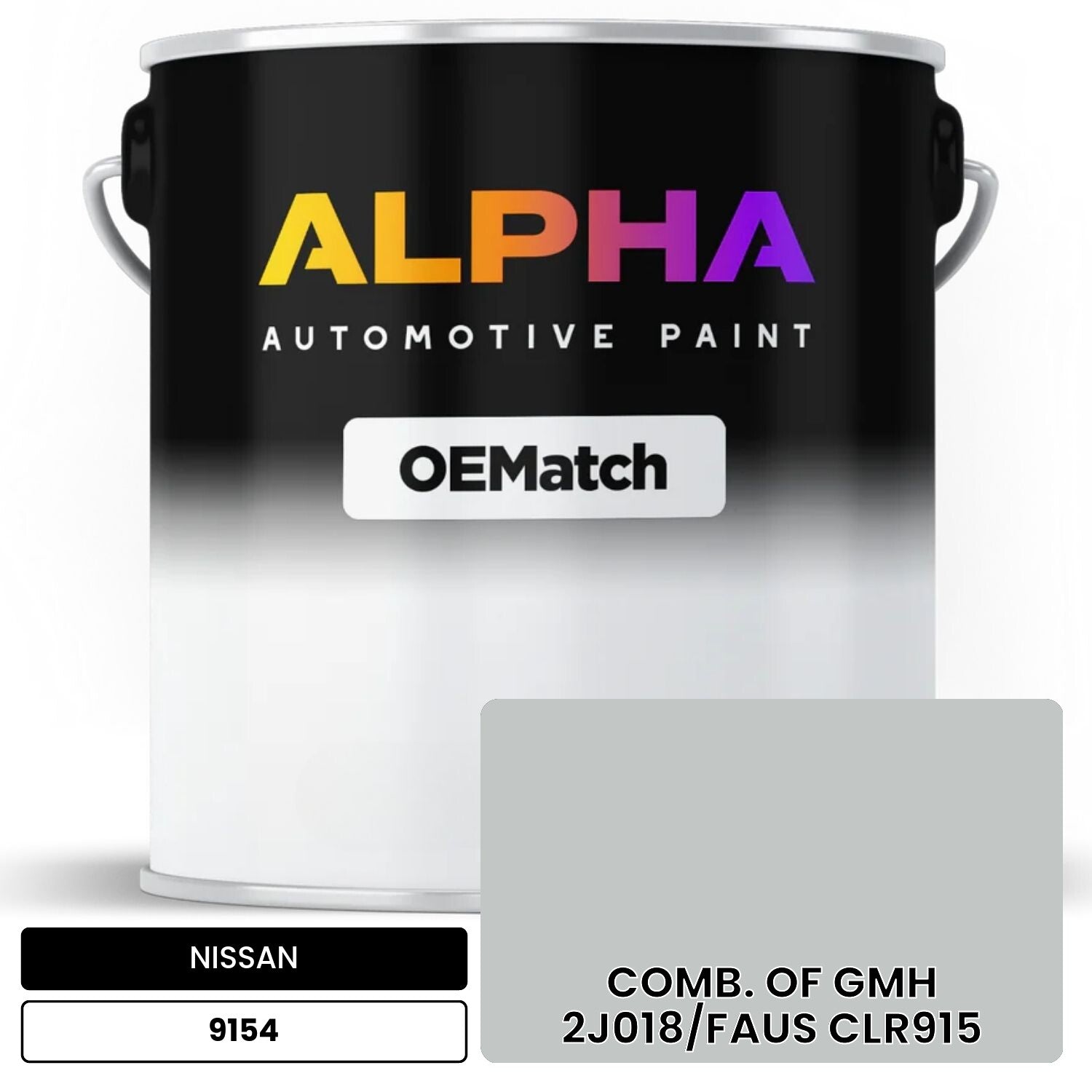 NISSAN COMB. OF GMH 2J018/FAUS CLR915 9154 OEMatch Basecoat