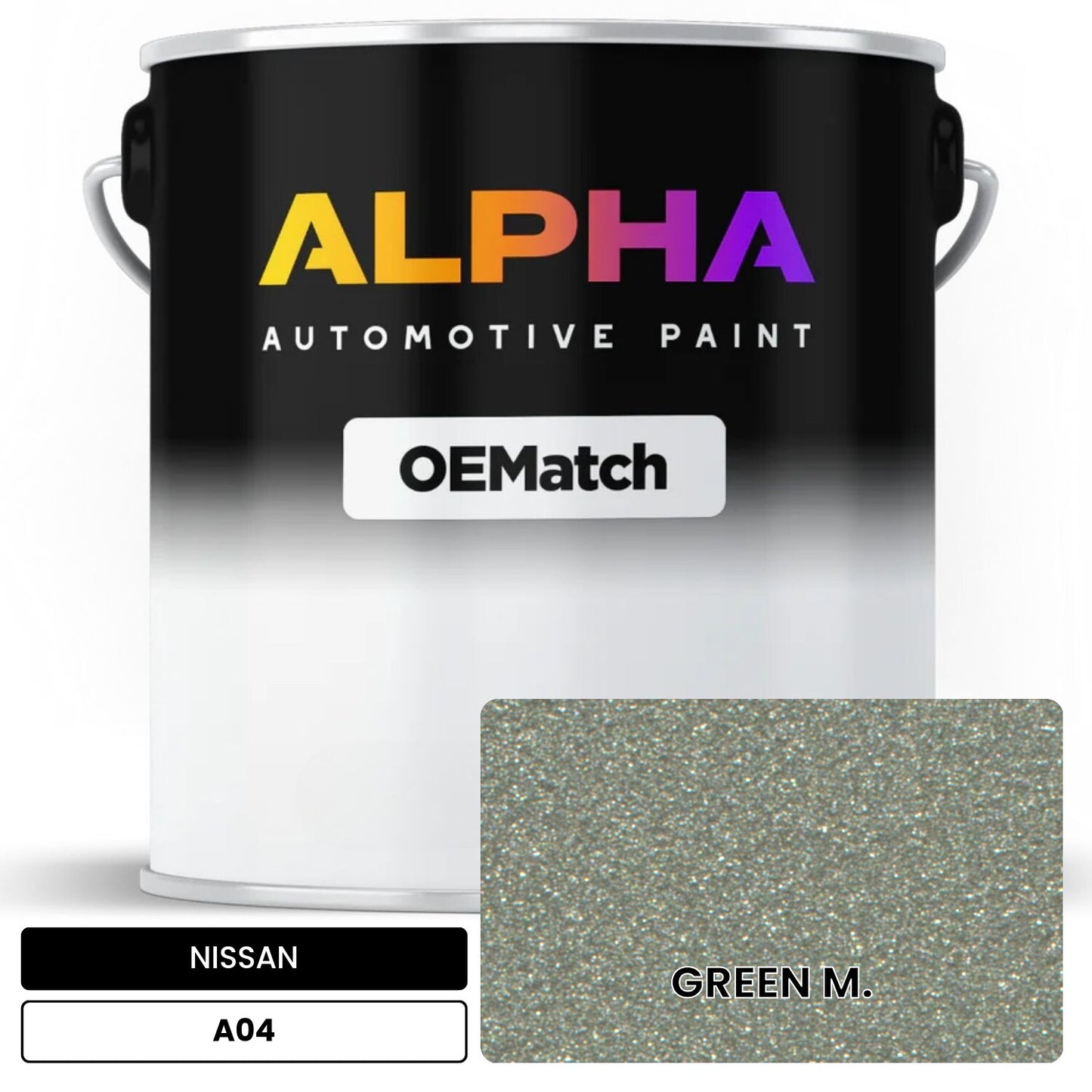 NISSAN GREEN M. A04 OEMatch Basecoat